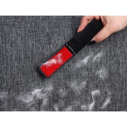 Щётка для одежды складная, 0.6×3.5×9.5 см, чёрная