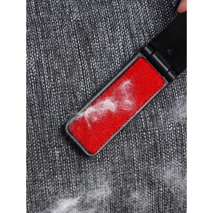 Щётка для одежды складная, 0.6×3.5×9.5 см, чёрная