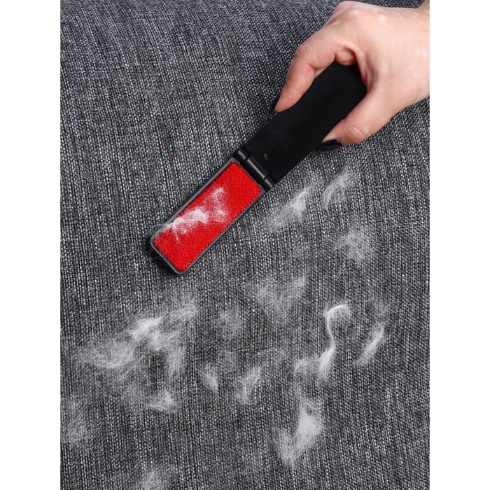 Щётка для одежды складная, 0.6×3.5×9.5 см, чёрная