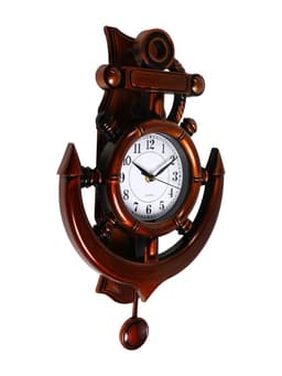 Часы настенные интерьерные «Каракка», с маятником, дискретный ход, 29×39 см, от батареек 2×АА