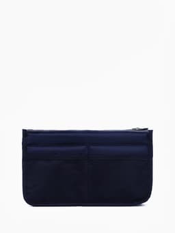 Косметичка-органайзер дорожная, на молниях, с ручками, карманами, синяя