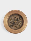 Компас «Компас и лупа», 7×7×2.5 см, латунь