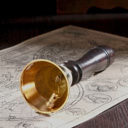 Колокольчик «Счастье», 5.5×5.5×15 см, латунь, дерево