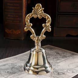 Колокольчик «Узор», 7.5×7.5×17.5 см, латунь