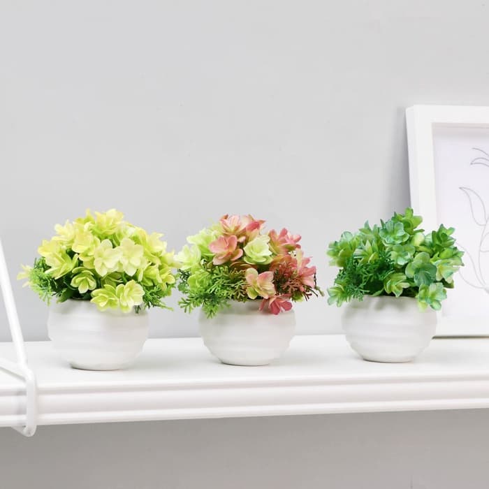 Искусственный цветок в горшке «Суккуленты пышные», 6×8 см, МИКС