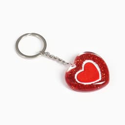 Набор подарочный 2 в 1, ручка, брелок-сердечко