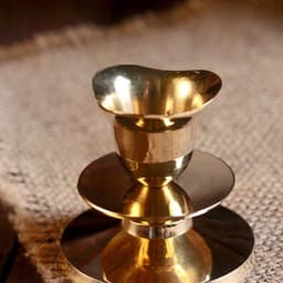 Подсвечник «Цветок», 6×6×5.5 см, латунь