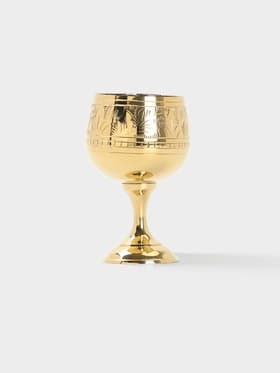 Рюмка «Рисунок», 7×7×11 см, латунь