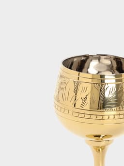 Рюмка «Рисунок», 7×7×11 см, латунь