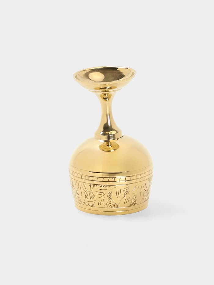 Рюмка «Рисунок», 7×7×11 см, латунь