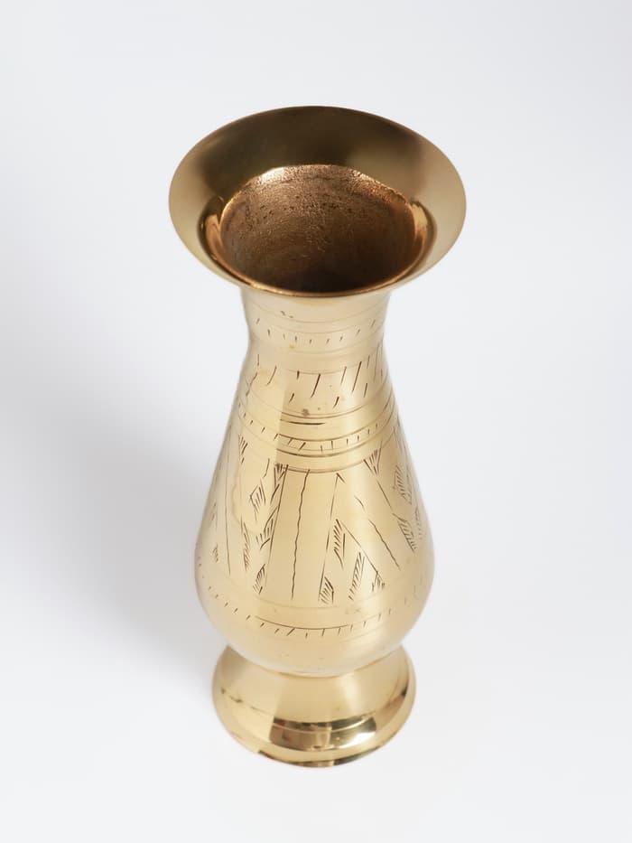 Ваза «Адония», 7.5×7.5×20 см, латунь