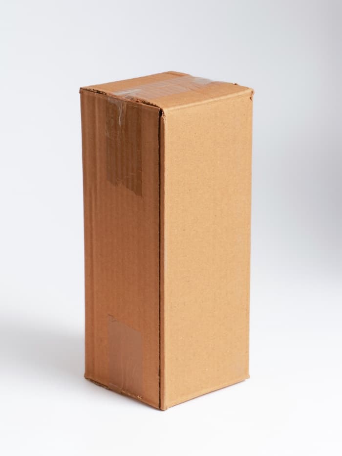 Ваза «Адония», 7.5×7.5×20 см, латунь