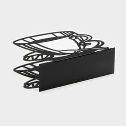 Салфетница Доляна «Кофе», 14×4×10 см, чёрная