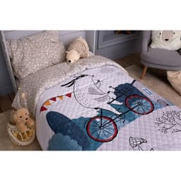 Покрывало 1.5-спальное «Этель» Brave bear, 145×210 см, микрофибра