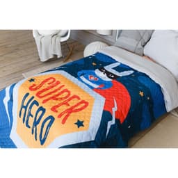 Покрывало 1.5-спальное «Этель» Super hero, 145×210 см, микрофибра