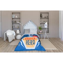 Покрывало 1.5-спальное «Этель» Super hero, 145×210 см, микрофибра