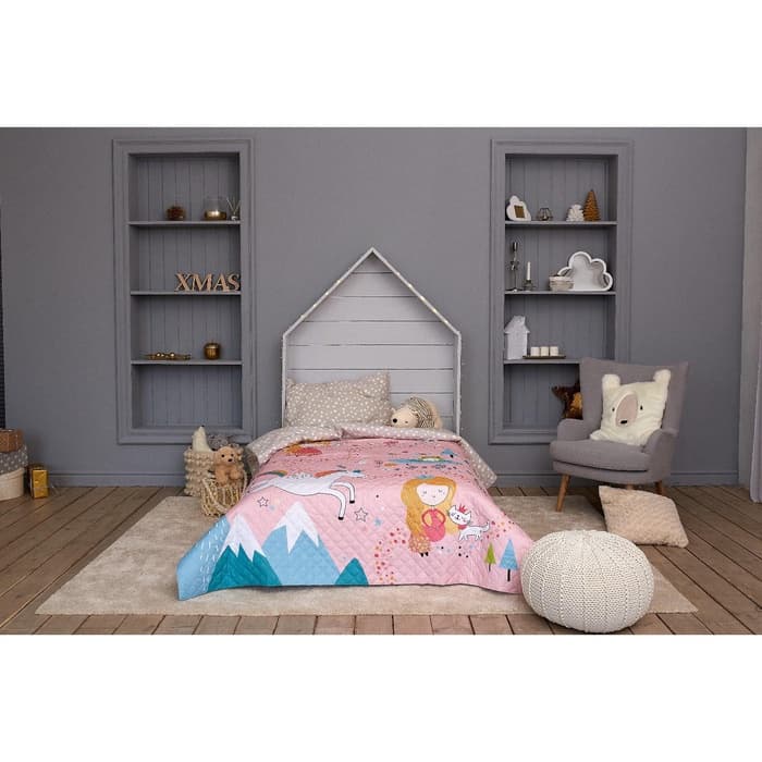 Покрывало 1.5-спальное «Этель» Magic, 145×210 см, микрофибра