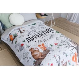 Покрывало 1.5-спальное «Этель» Adventure, 145×210 см, микрофибра
