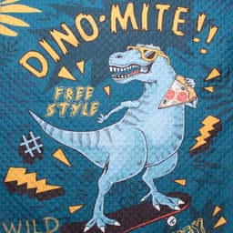 Покрывало 1.5-спальное «Этель» T-rex, 145×210 см, микрофибра