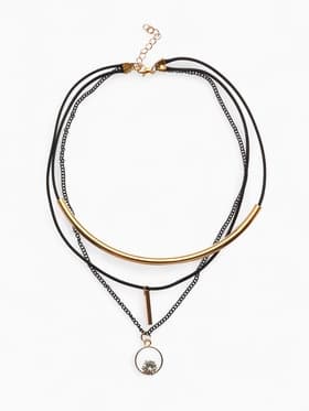 Кулон «Эксклюзив», кольцо, белый в золоте, 42 см