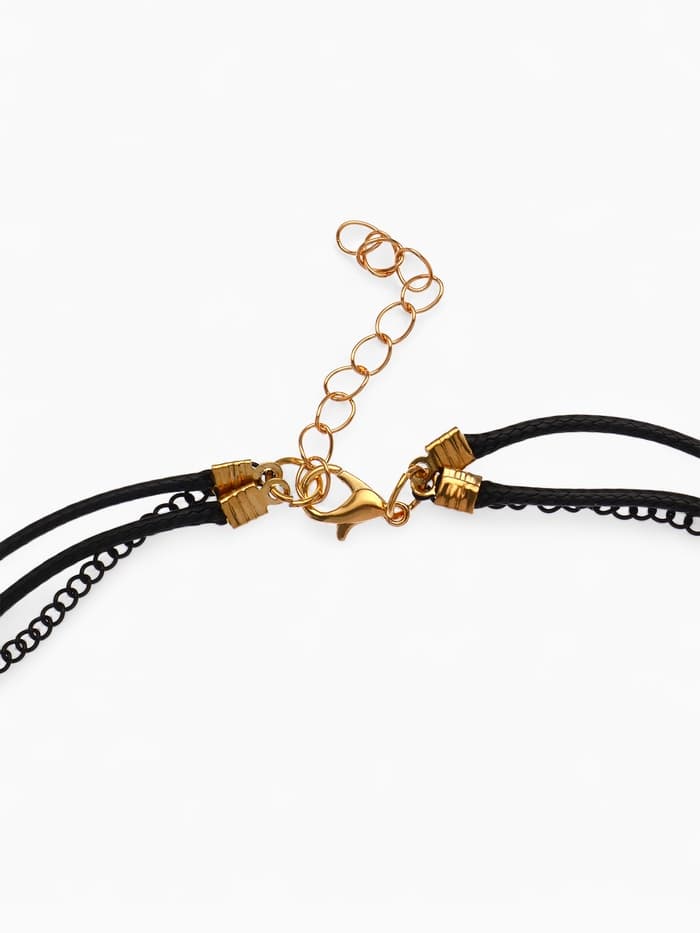 Кулон «Эксклюзив», кольцо, белый в золоте, 42 см