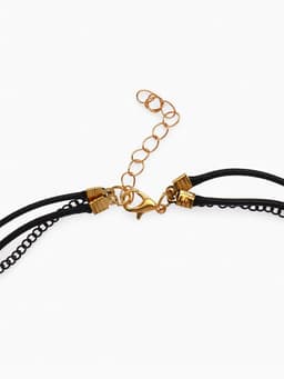 Кулон «Эксклюзив», кольцо, белый в золоте, 42 см