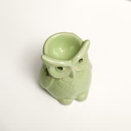 Аромалампа для эфирных масел «Растерянный совёнок», керамика, 8×6.5×5.5 см, МИКС