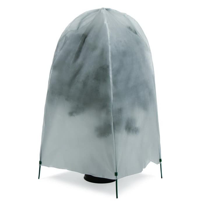 Чехол для укрытия растений, металлический каркас, 120×75 см, спанбонд с УФ-стабилизатором, плотность 60 г/м²