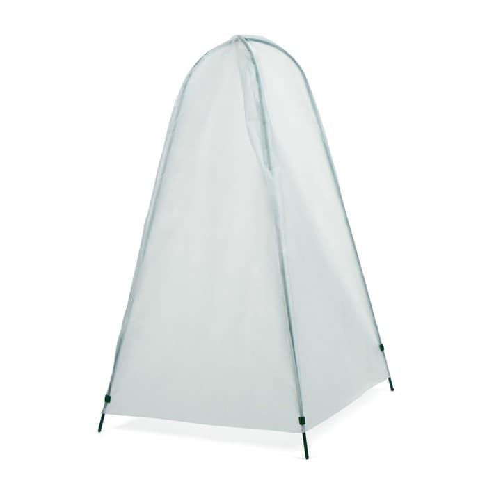 Чехол для укрытия растений, металлический каркас, 120×75 см, спанбонд с УФ-стабилизатором, плотность 60 г/м²