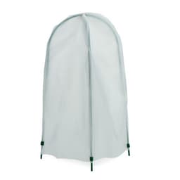 Чехол для укрытия растений, металлический каркас, 80×35 см, спанбонд с УФ-стабилизатором, плотность 60 г/м²