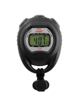 Секундомер FLOTT, 8.2×6.5×2 см, 1 отсечка, будильник, часы, календарь