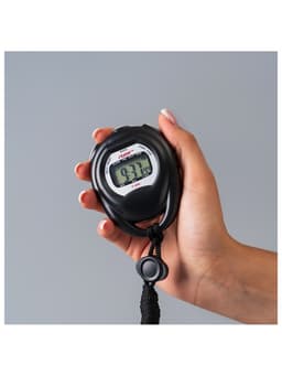 Секундомер FLOTT, 8.2×6.5×2 см, 1 отсечка, будильник, часы, календарь