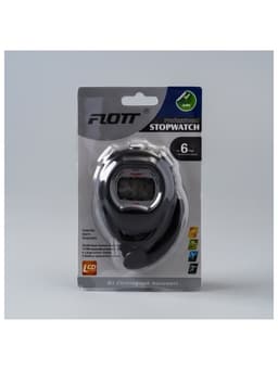 Секундомер FLOTT, 8.2×6.5×2 см, 1 отсечка, будильник, часы, календарь
