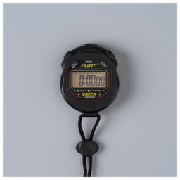 Секундомер FLOTT, 7.7×6.2×1.9 см, 2 отсечки, будильник, часы, календарь