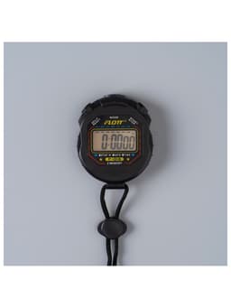 Секундомер FLOTT, 7.7×6.2×1.9 см, 2 отсечки, будильник, часы, календарь