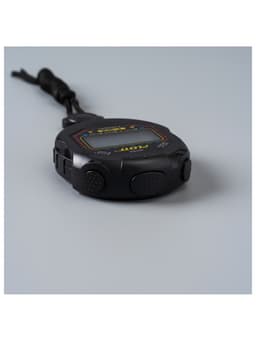 Секундомер FLOTT, 7.7×6.2×1.9 см, 2 отсечки, будильник, часы, календарь