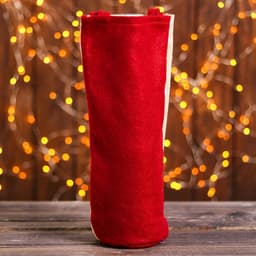 Новогодний чехол на бутылку с ручками «Зимний праздник», МИКС