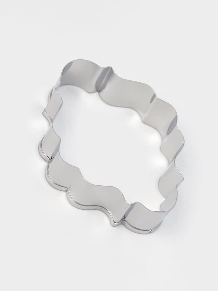 Формы для печенья «Рамка для фото», набор 4 шт., нержавеющая сталь, серебристые