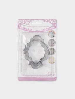 Формы для печенья «Рамка для фото», набор 4 шт., нержавеющая сталь, серебристые