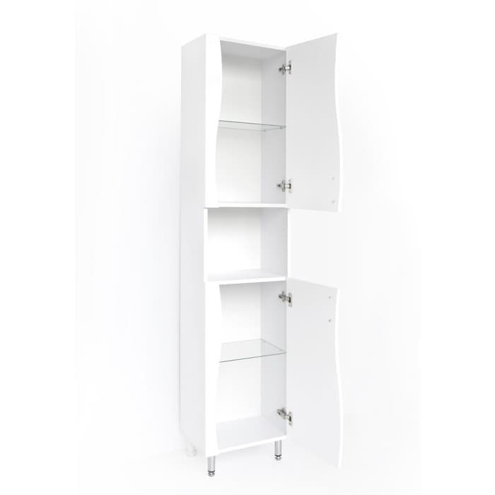 Пенал для ванной комнаты «Лилия 300», 300×292×1900 мм, цвет белый