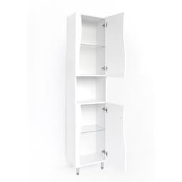 Пенал для ванной комнаты «Лилия 300», 300×292×1900 мм, цвет белый