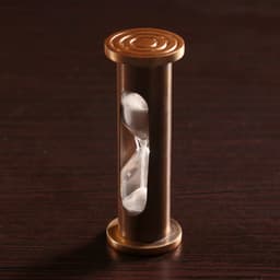 Песочные часы «Антик», 1 мин, 3×3×9.5 см, латунь