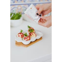 Подставка для яиц 6 ячеек Bella Tenero, 19.2×11×3.6 см, фарфор, белая