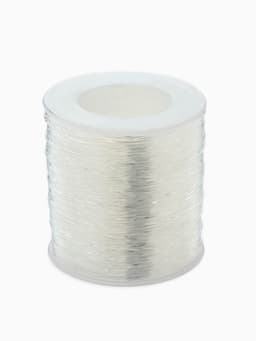 Нить силиконовая резинка, d=0.8 мм, L=100 м, прозрачная