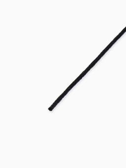 Шнур вощеный из полиэстера d=1 мм, L=65-70 м, чёрный