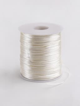 Шнур нейлоновый на бобине d=2 мм, L=100 м, цвет молочный