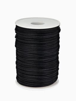 Шнур нейлоновый на бобине d=2 мм, L=100 м, чёрный
