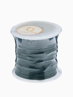 Шнур вощеный из полиэстера d=1 мм, L=65-70 м, зелёный