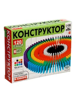 Конструктор деревянный «Кирпичики» размер плашки: 2×4.4×0.7 см