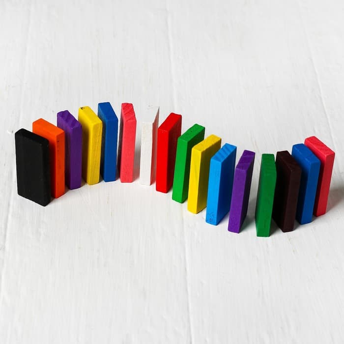 Конструктор деревянный «Кирпичики» размер плашки: 2×4.4×0.7 см